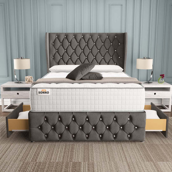 Monaco Wingback Divan Bed