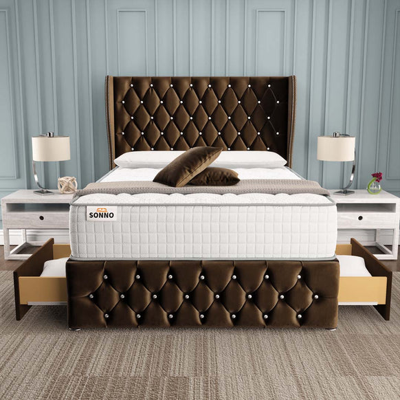 Monaco Wingback Divan Bed
