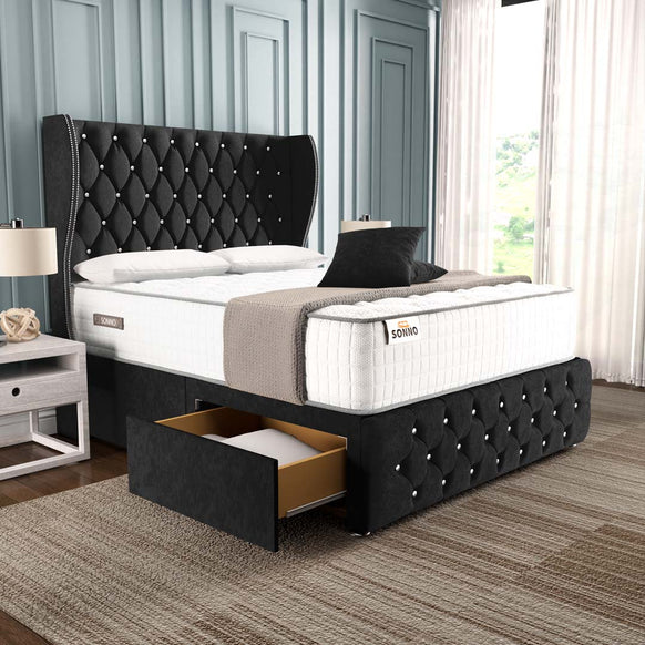 Monaco Wingback Divan Bed