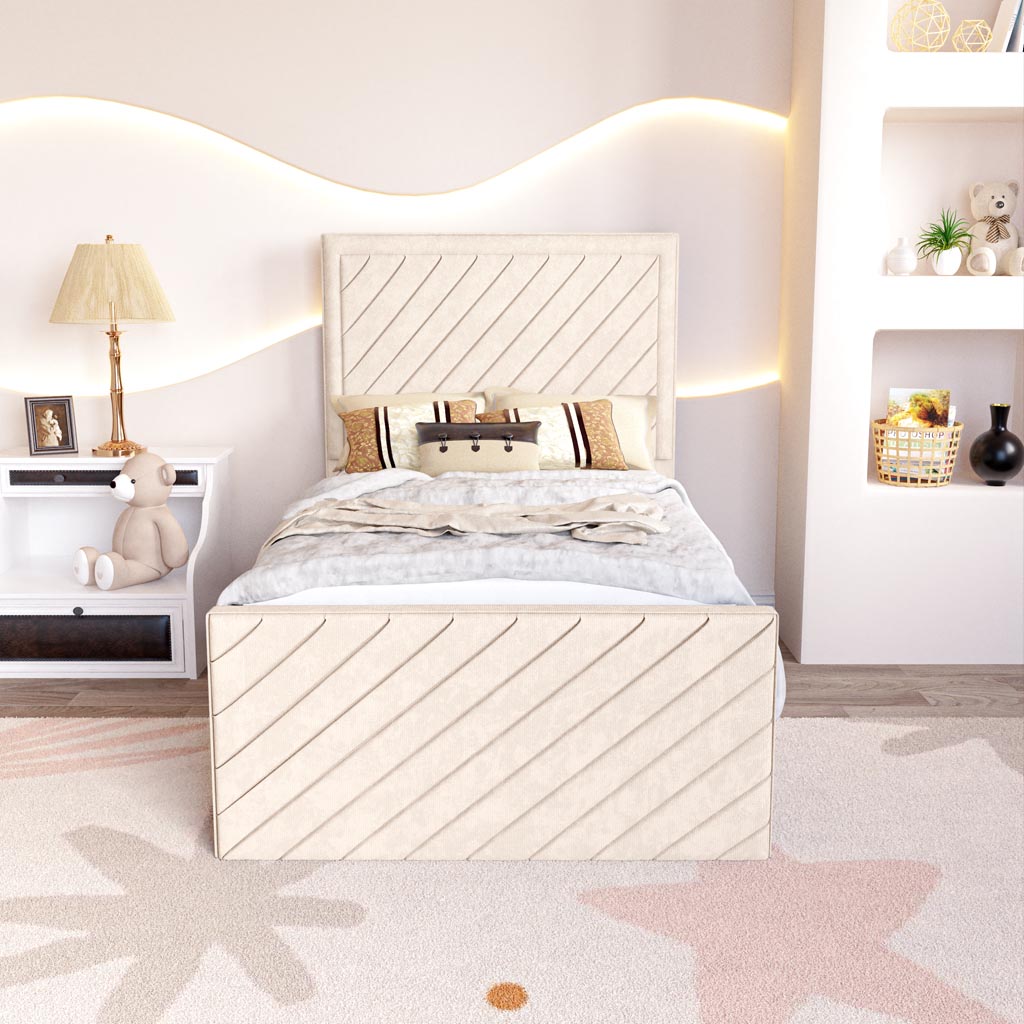 Oxford Kids Upholstered Ottoman Bed