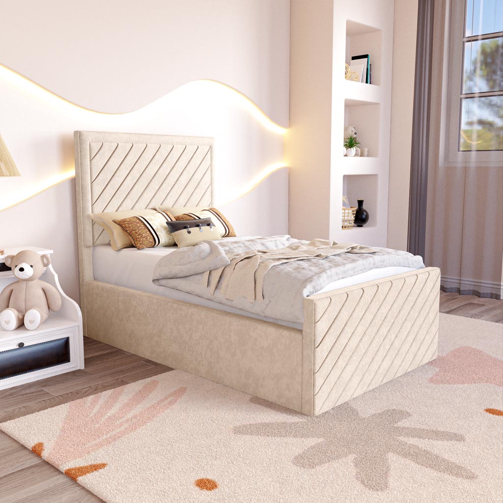Oxford Kids Upholstered Ottoman Bed