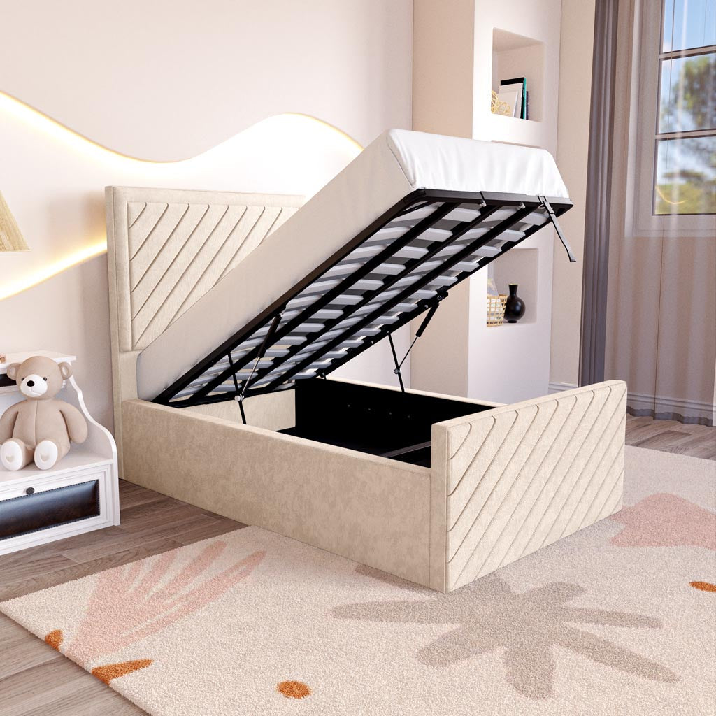 Oxford Kids Upholstered Ottoman Bed