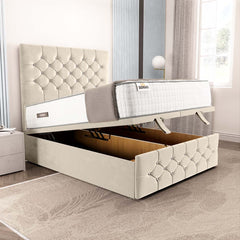 Cream Plush Velvet