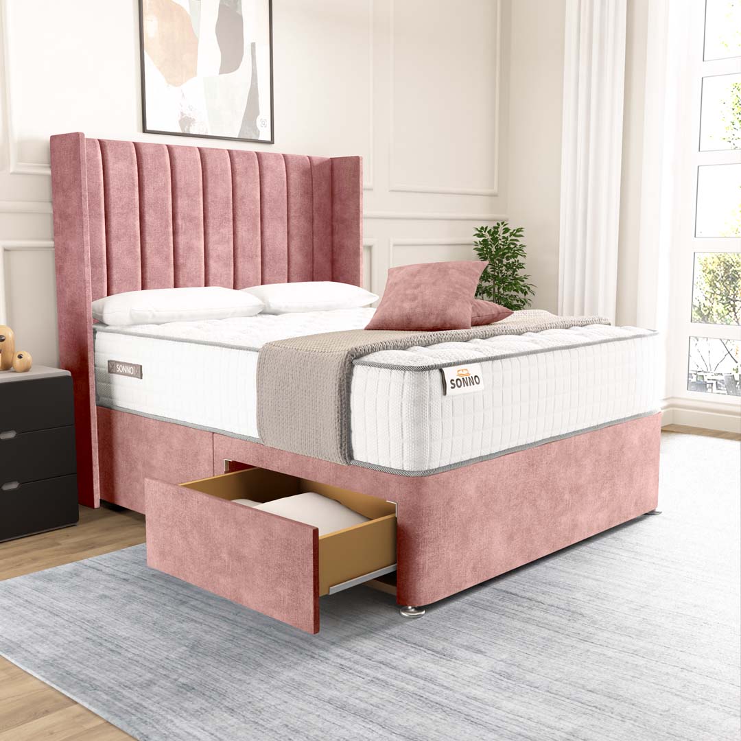 Prague Wingback Divan Bed