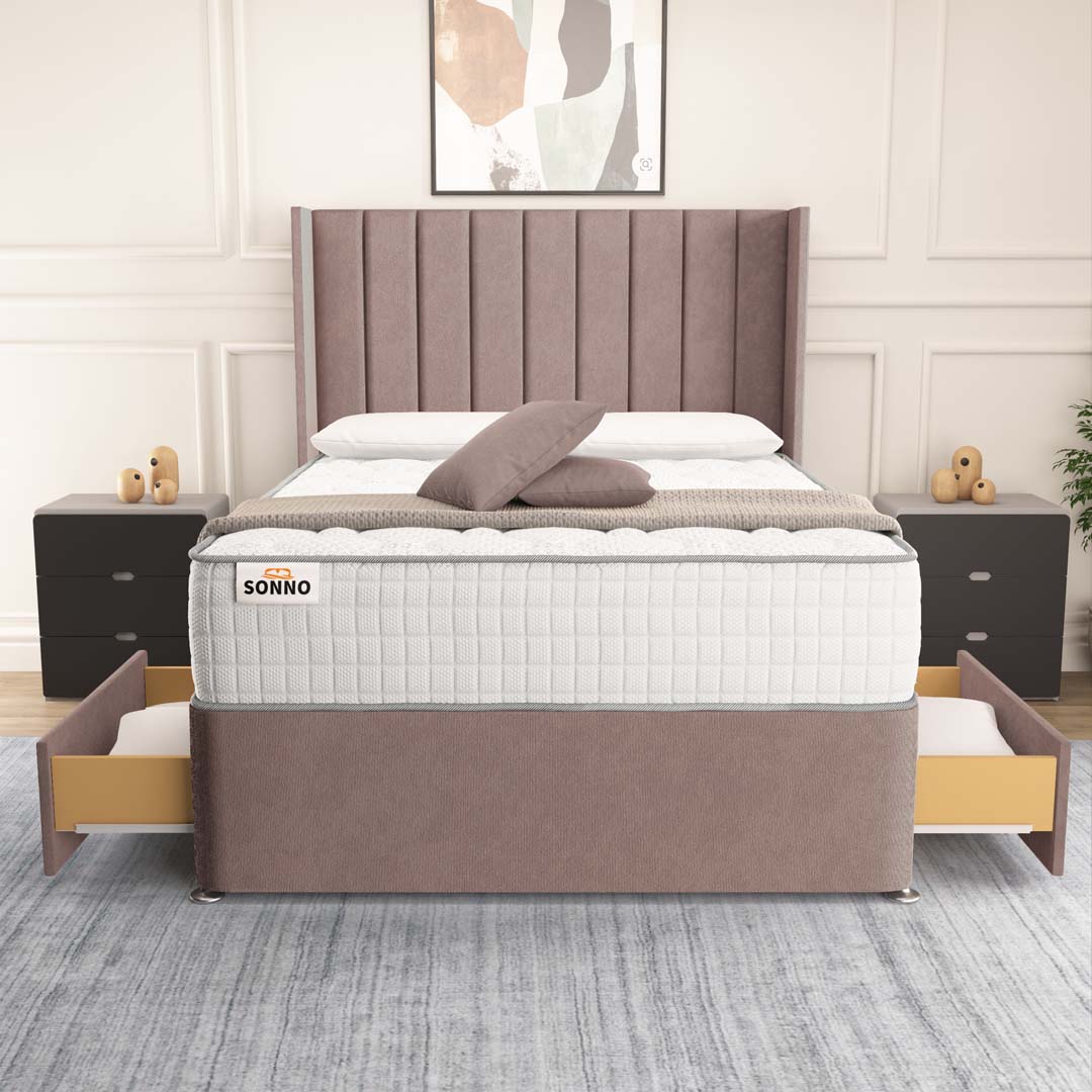 Prague Wingback Divan Bed