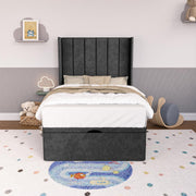 Prague Kids Wingback Ottoman Divan Bed