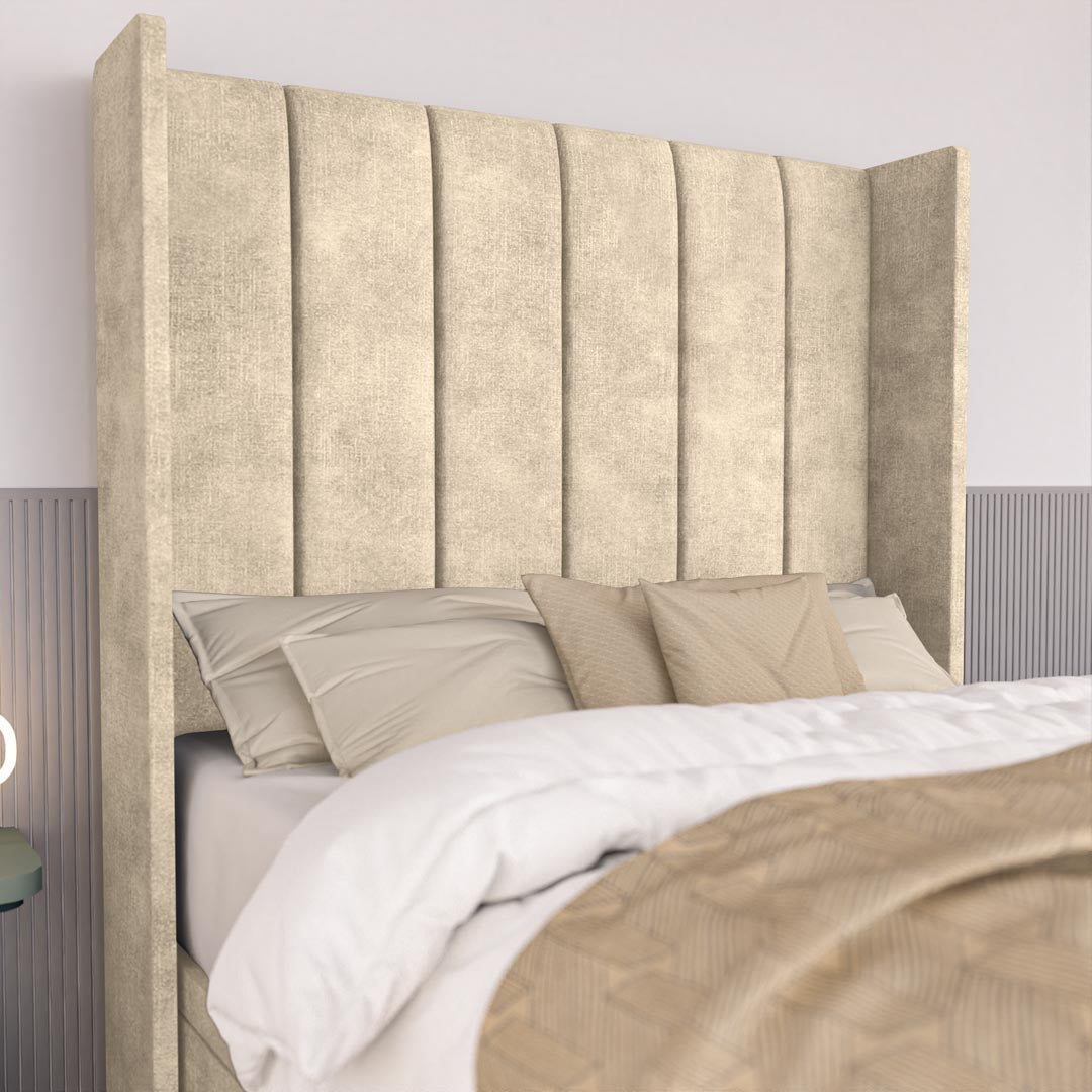 Prague Kids Wingback Ottoman Divan Bed