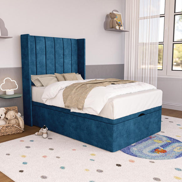 Prague Kids Wingback Ottoman Divan Bed