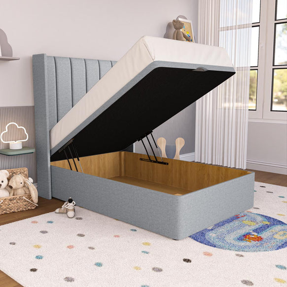 Prague Kids Wingback Ottoman Divan Bed
