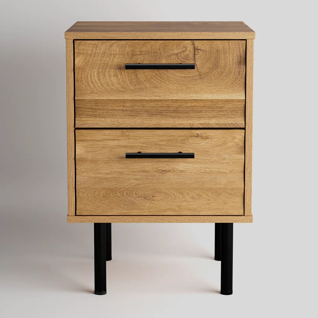 Renzo Bedside Table - Oak