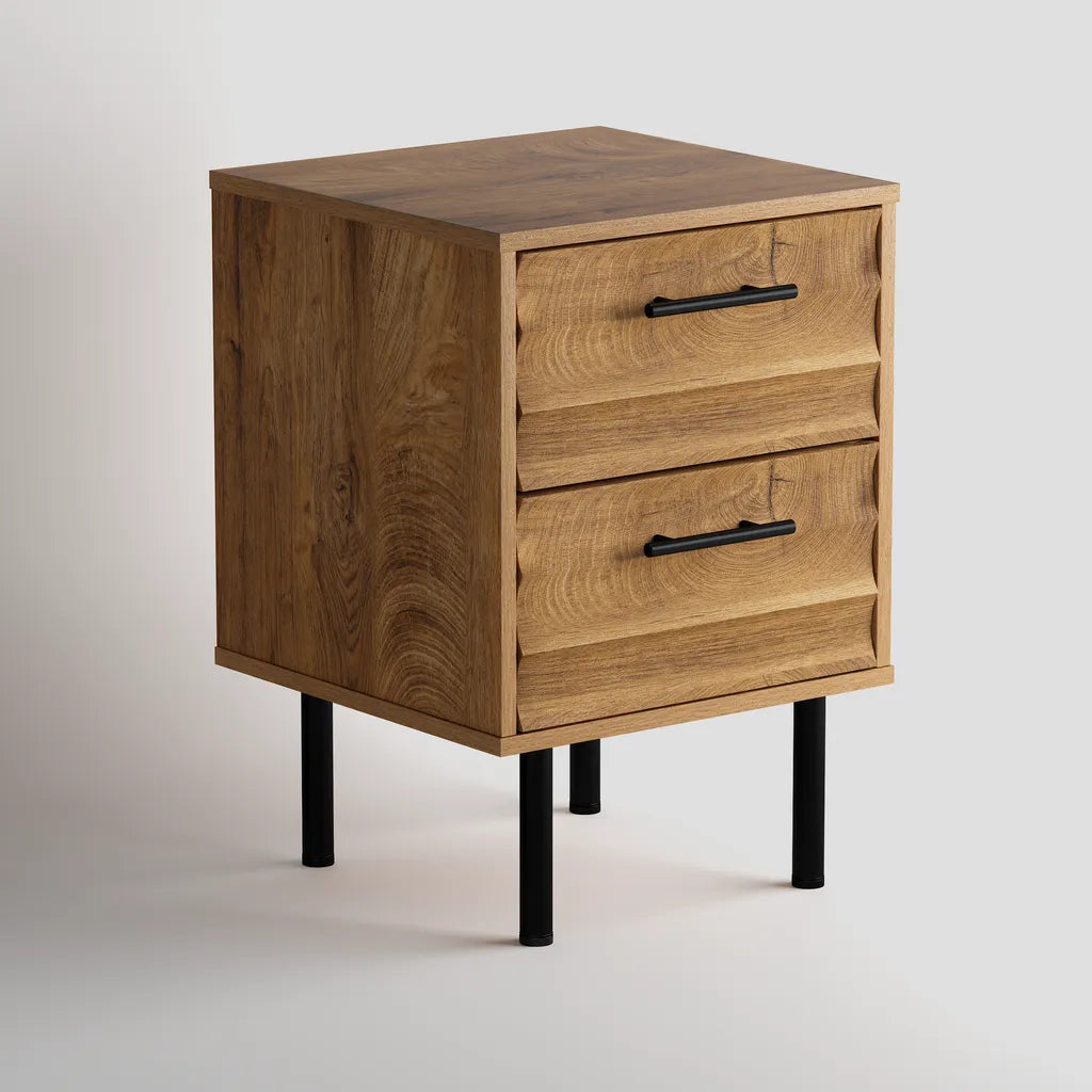 Renzo Bedside Table - Oak