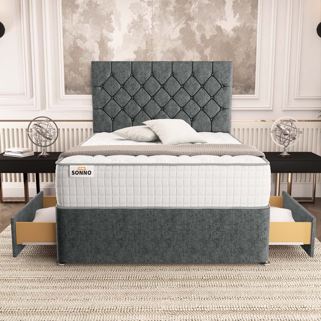 Seville Chesterfield Divan Bed