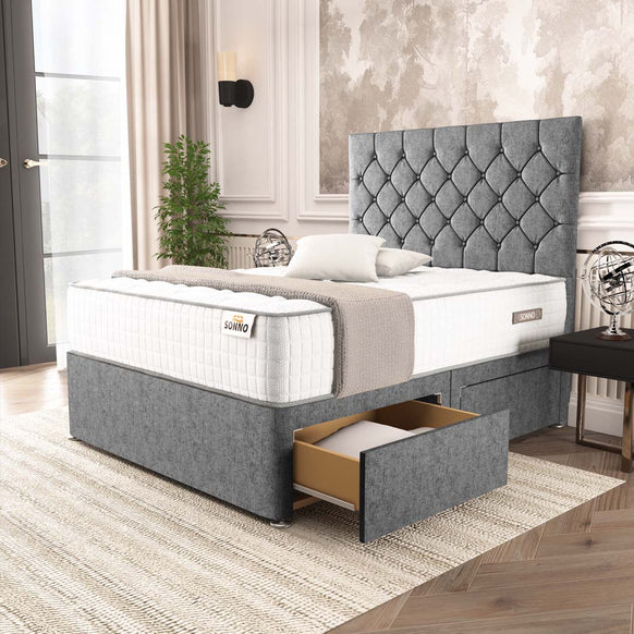 Seville Chesterfield Divan Bed