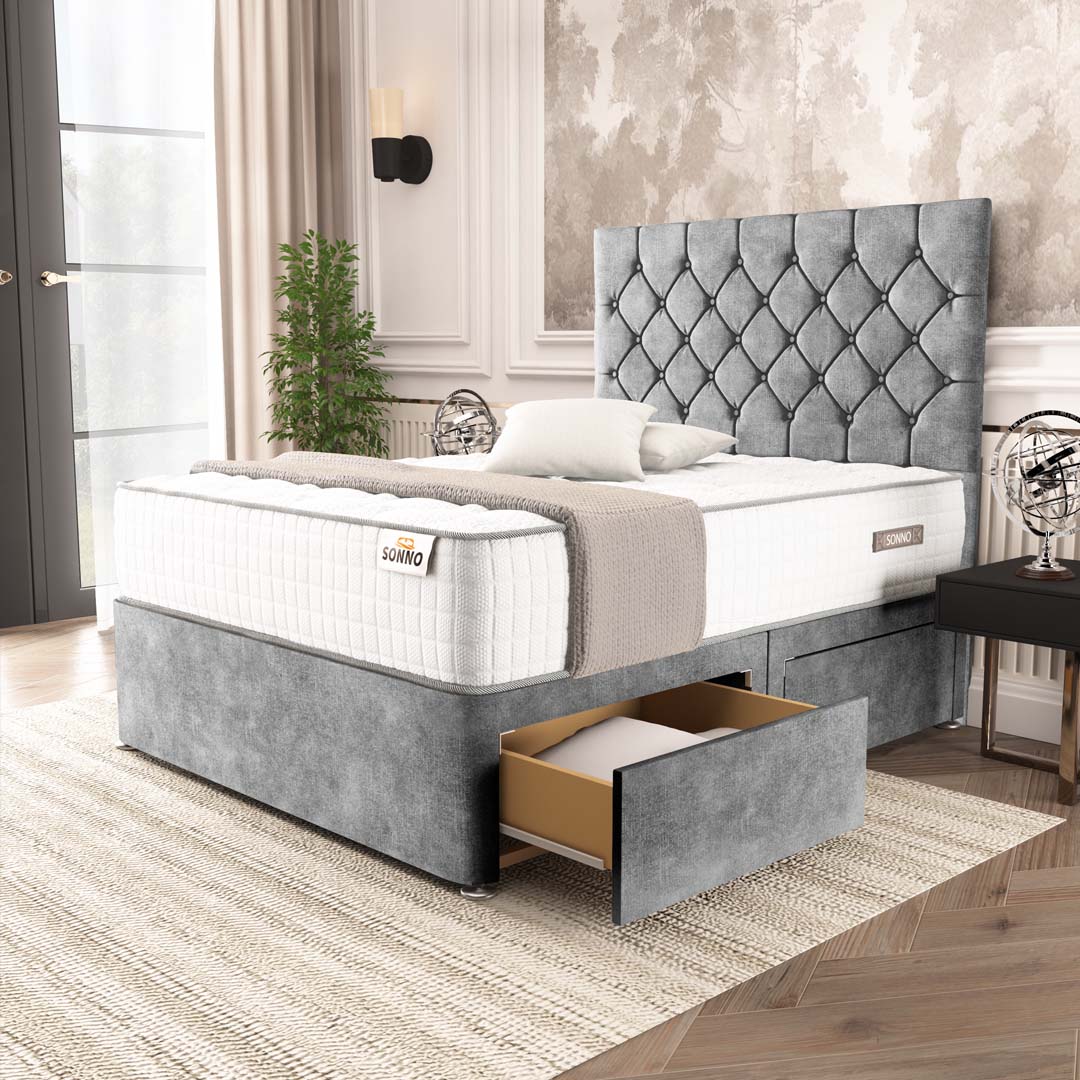 Seville Chesterfield Divan Bed