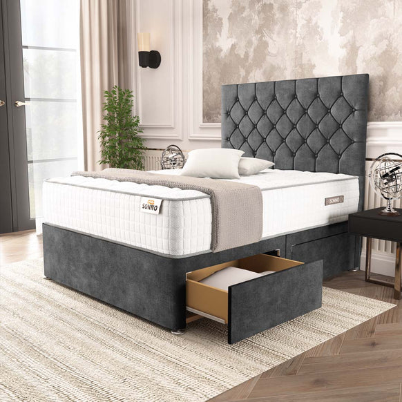 Seville Chesterfield Divan Bed