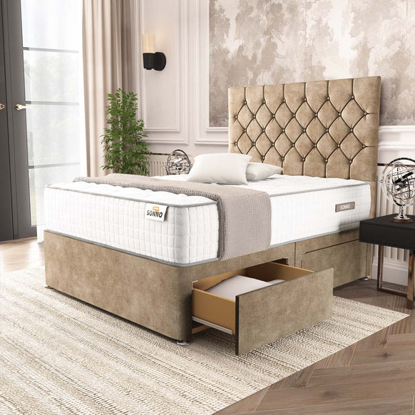 Seville Chesterfield Divan Bed