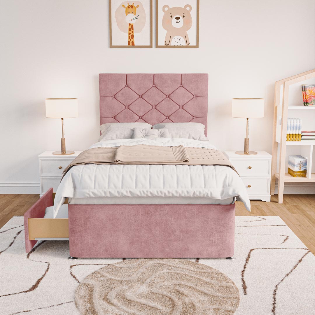 Seville Kids Chesterfield Divan Bed