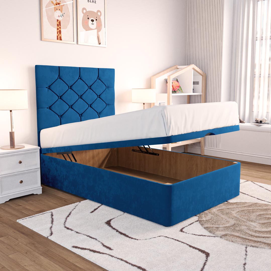 Seville Kids Chesterfield Ottoman Divan Bed
