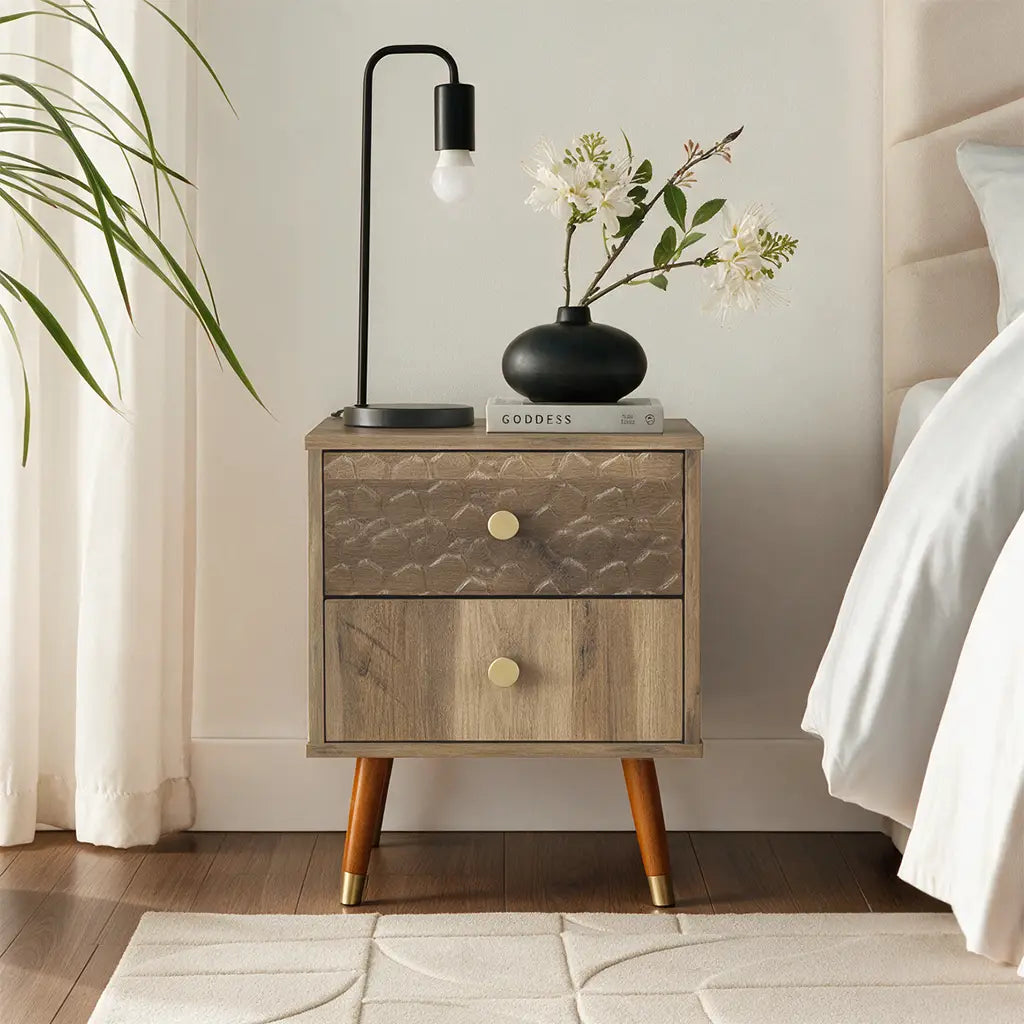 Sorento Bedside Table - Natural