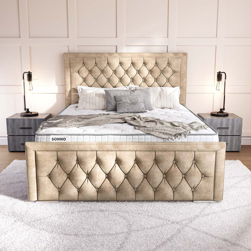 Valencia Upholstered Ottoman Bed