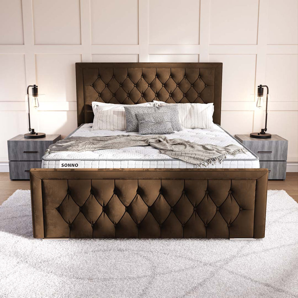 Valencia Upholstered Ottoman Bed