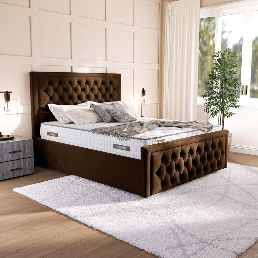 Valencia Upholstered Ottoman Bed